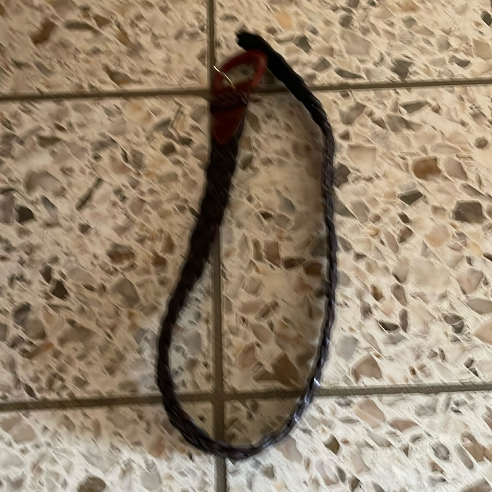 Vintage braided women’s belt
